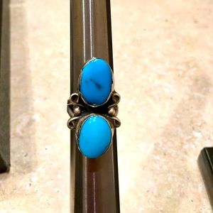 Rare blue turquoise Navajo jewelry